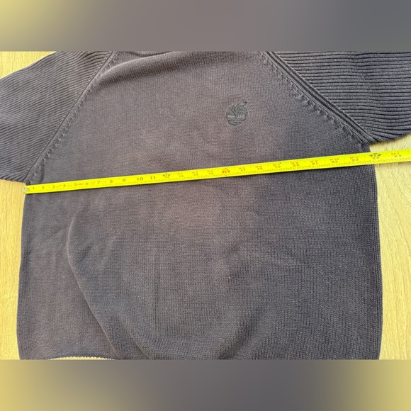 Timberland Vintage 90’s Men’s Navy Crewneck Sweater Large - Picture 4 of 7